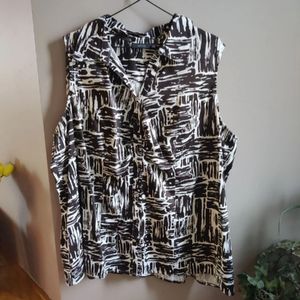 NEW Apt 9 Sleeveless Button up Blouse Sz 2X